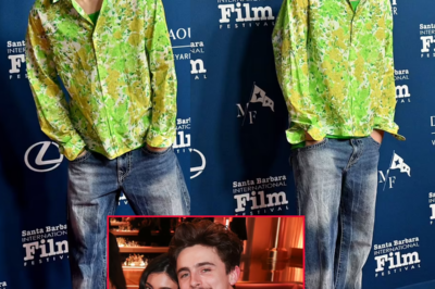 Timothée Chalamet showed off a new look on Wednesday as he attended Santa Barbara International Film Festival.