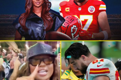 VIDEO: Travis Kelce’s Ex-GF Kayla Nicole Ruthlessly Mocked Him From The Stands During Their Blowout Loss At Super Bowl 59