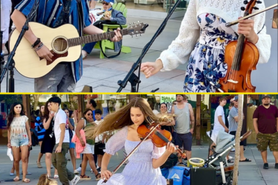 Unbelievable: Toddler Steals the Spotlight During Violinist’s ‘Total Eclipse of the Heart’ Performance – Watch the Magic Unfold!