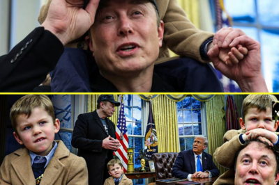 Elon Musk’s cute son X steals show in Oval Office with President Trump… but mum Grimes was not happy