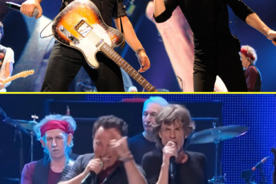 Bruce Springsteen Shocks Rock in Rio Crowd, Joining The Rolling Stones for a Blazing “Tumbling Dice” Performance—A Legendary Collaboration That Lit Up Lisbon and Revived Rock History!