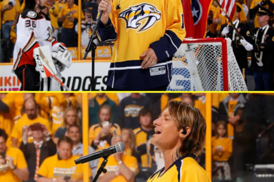 Keith Urban Serenades The Whole Hockey Arena With His Heartfelt Rendition Of “The Star-Spangled Banner”