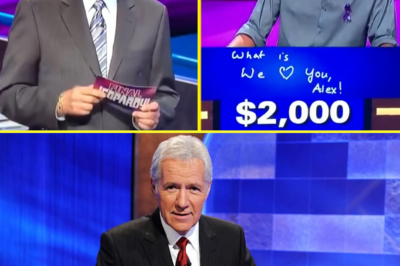 Alex Trebek tears up after Jeopardy! contestant throws away $1,995 by using his answer to honor the cancer-stricken host by writing ‘what is we love you Alex?’