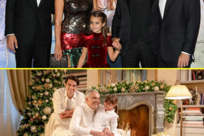 Andrea Bocelli’s family Veronica, Matteo, Amos and Virginia,created a warm and loving atmosphere.