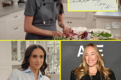 Meghan Markle responds to podcaster’s takedown of her Netflix cooking show with a handwritten note… as criticism mounts amid low viewership and CEO jumps to her defence